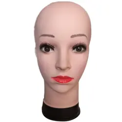 Для женщин манекен головы шляпу Дисплей парик туловища ПВХ Учебные головы-манекены модель голова анатомическая модель