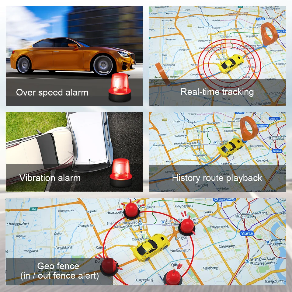 VJOYCAR G27 Wi Fi GSM LBS транспортное трековое устройство для остановки автомобиля
