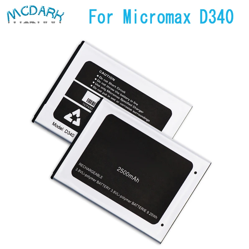 Для Micromax D340 аккумулятор 2500 мАч высокое качество|battery for micromax|battery forbattery 2500mah |
