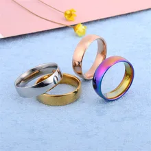 Новинка, кольца из нержавеющей стали для мужчин, цветное кольцо на палец для женщин, ювелирные изделия из розового золота, кольца для женщин, посеребренное кольцо для мужчин, подарок