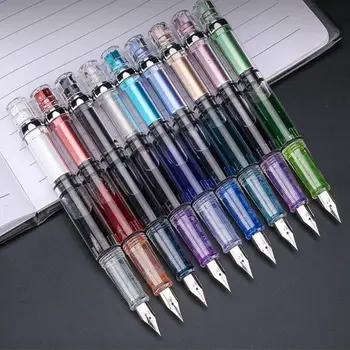 

None Colorful Piston Pen Large Capacity Storage Ink Pen