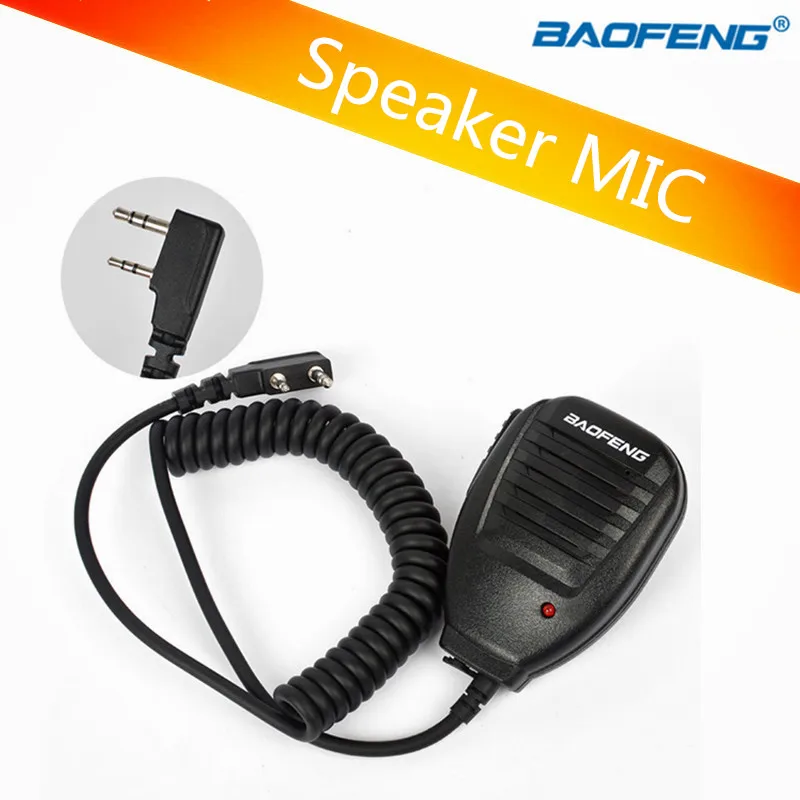 2 шт. портативная рация Baofeng с микрофоном для Kenwood Pofung UV5R UV82 8 Вт|Рации| |