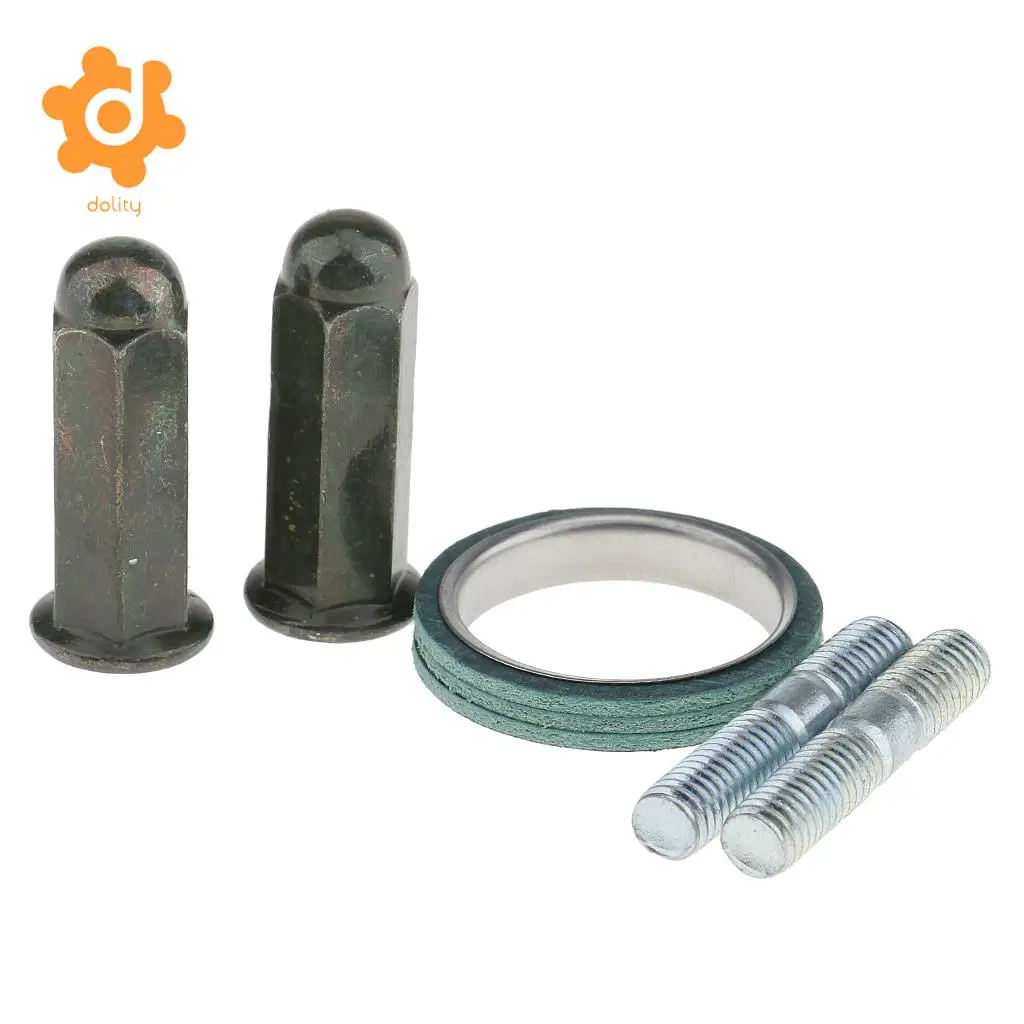 Exhaust Studs Nuts Bolt Exhaust Gasket 1 set for auto fasteners,auto accessories,motorcycle fasteners,motorcycle screws,motorcycle accessories,car accessories GY6 50/70/90/110/125/150CC Scooter ATV Moped Quad