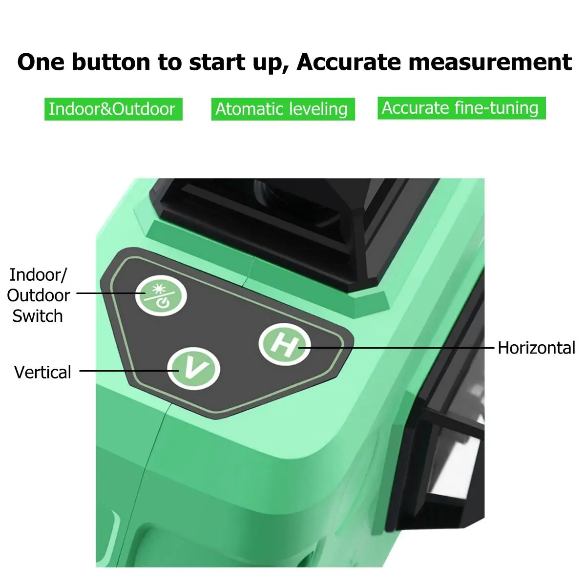 12 Line 360 Horizontal Vertical Cross 3D Green Light Laser Level Self-Leveling Measure Super Powerful Laser Beam