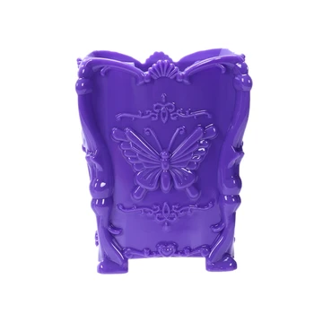 

Purple Plastic Multi-purpose pen holder Stationery pen holder Office supplies Storage box Pencil holder Brush and Pen Holder