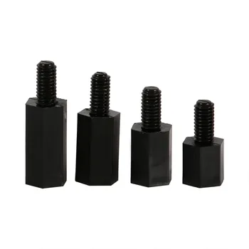 

100Pcs M3 Plastic Nylon Screws Hex Column Standoff Male Female Spacer M2/M3/M4 Hex Nut Set Assortment Kit For PCB Motherboard PC