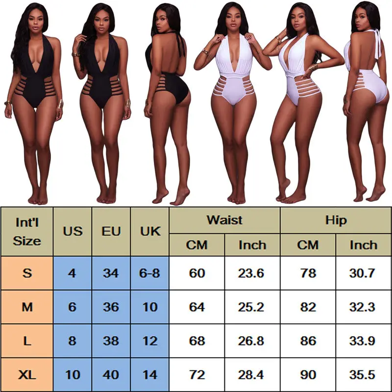 Женская пляжная одежда 2018 женский слитный купальник монокини с эффектом пуш