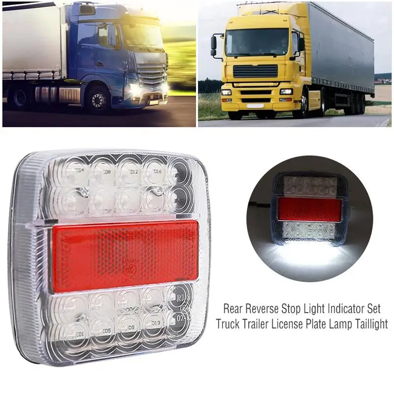 Задний Реверс стоп световой индикатор набор грузовик прицеп номерной знак лампа задний фонарь