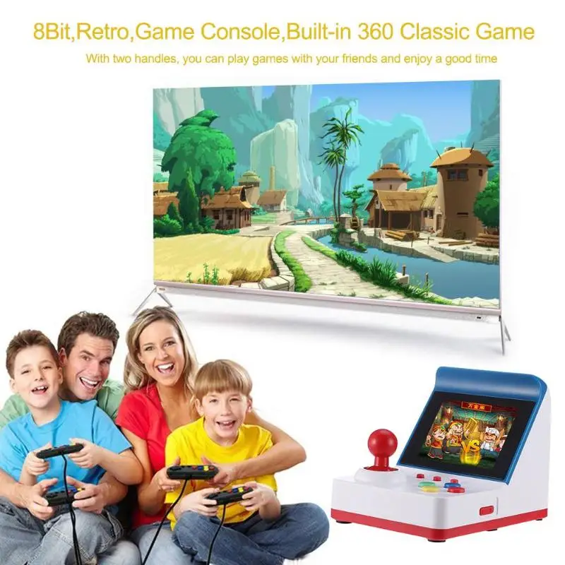 Retro Mini Game Console 8Bit Handheld Game Player Built-in 360 Classic Game Retro Mini Game Console 8Bit Handheld Game Player Built-in 360 Classic Game
