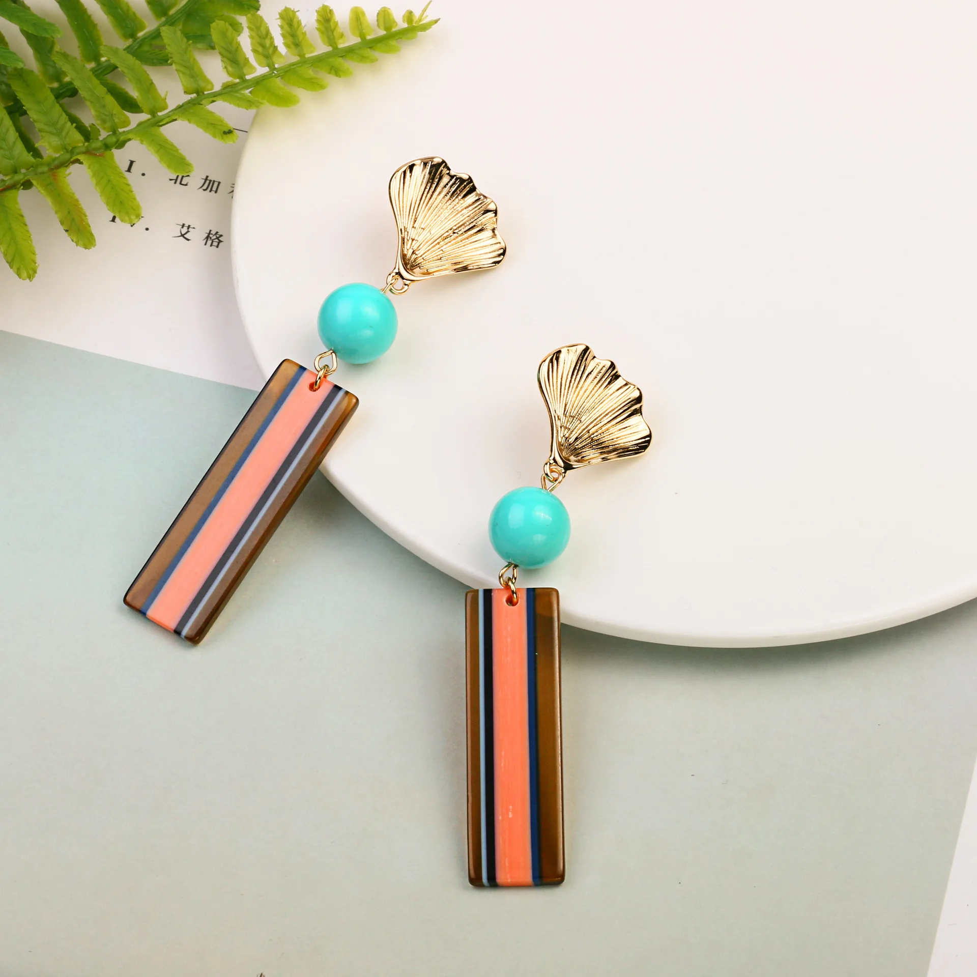 

Casual Dangle Earrings with Acrylic Pendant, Fashion Accessories Women Jewelry, Gifts for Mom/Daughter/Lover, Wedding/Party