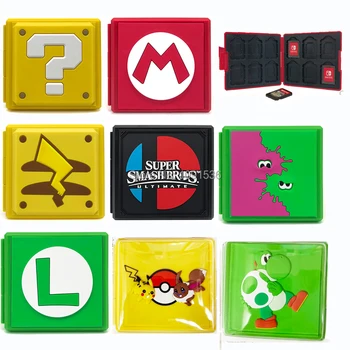 

Nintend Switch NS Accessories Portable Game Cards Storage Case Nintendos Switch Hard Shell Box for Nintendo Switch Games
