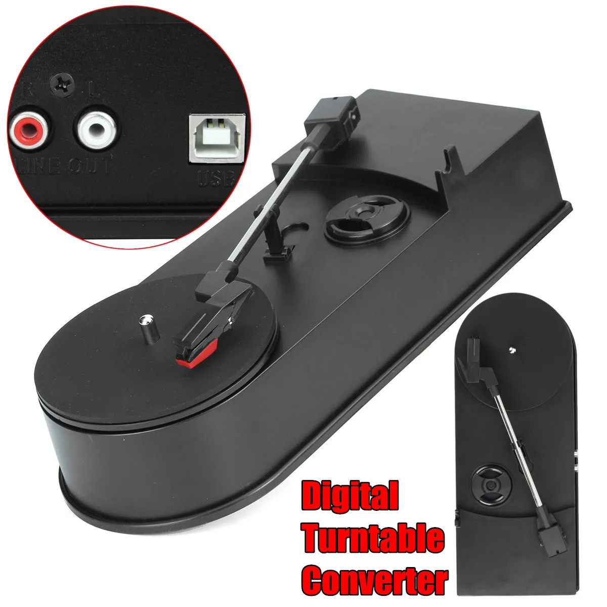 

Digital Turntable Converter Record Player LP To MP3 WAV In SD Card/USB Flash Old Record Player Into MP3 Format New Arrival