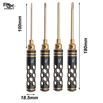 

4Pcs RJXHOBBY 3.0/4.0/5.0/5.8mm Phillips Screwdriver Tools Kit Set for RC Models Spare Parts Accessories