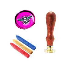 Фирменная индивидуальная восковая печать пчела насекомое Летающий