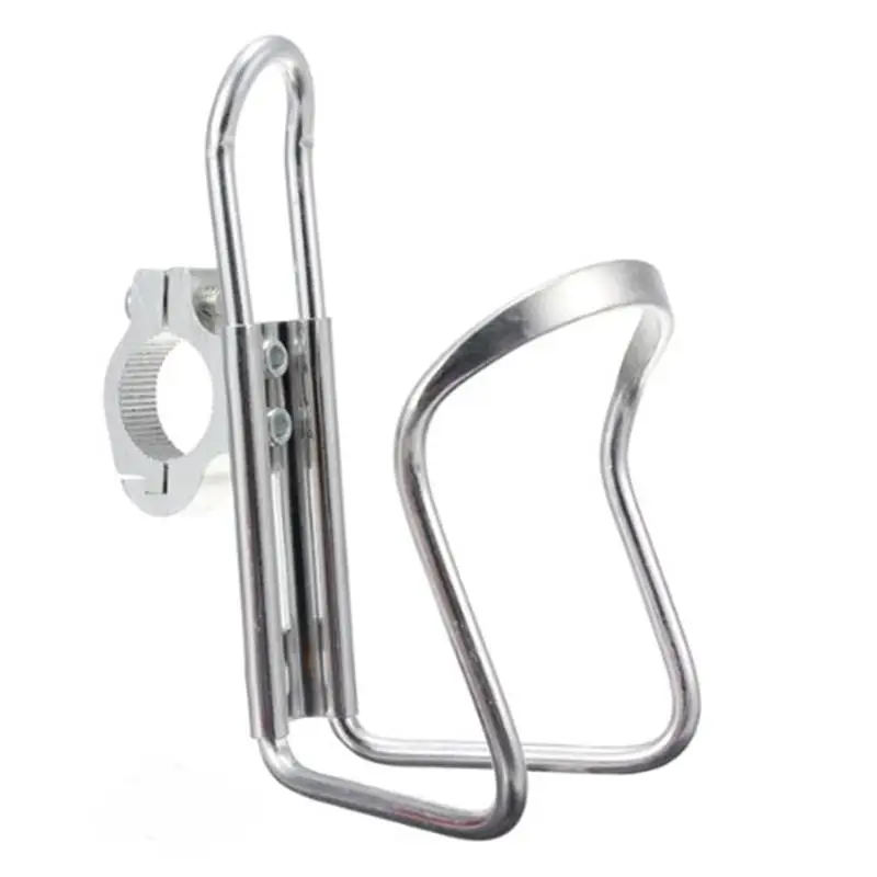 

1 PC Durable Aluminum Alloy MTB Bike Bicycle Cycling Handlebar Mount Water Bottle Cage Cup Holder (Silver)