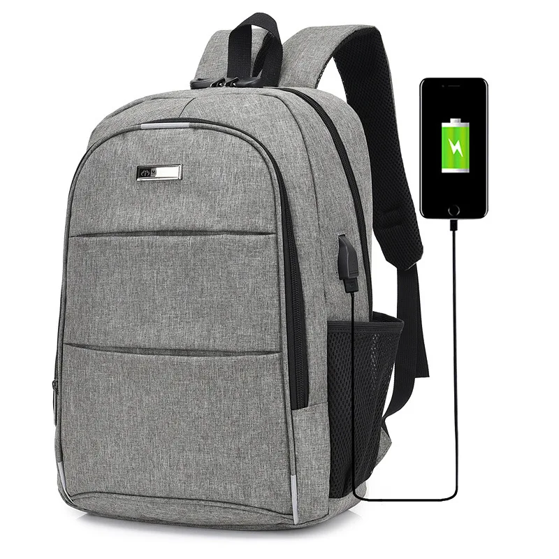 

USB Back packs 15.6 inch Laptop Backpack for Men Women School Bag for Teenage Boys Girls Male Travel Anti theft Computer Bag