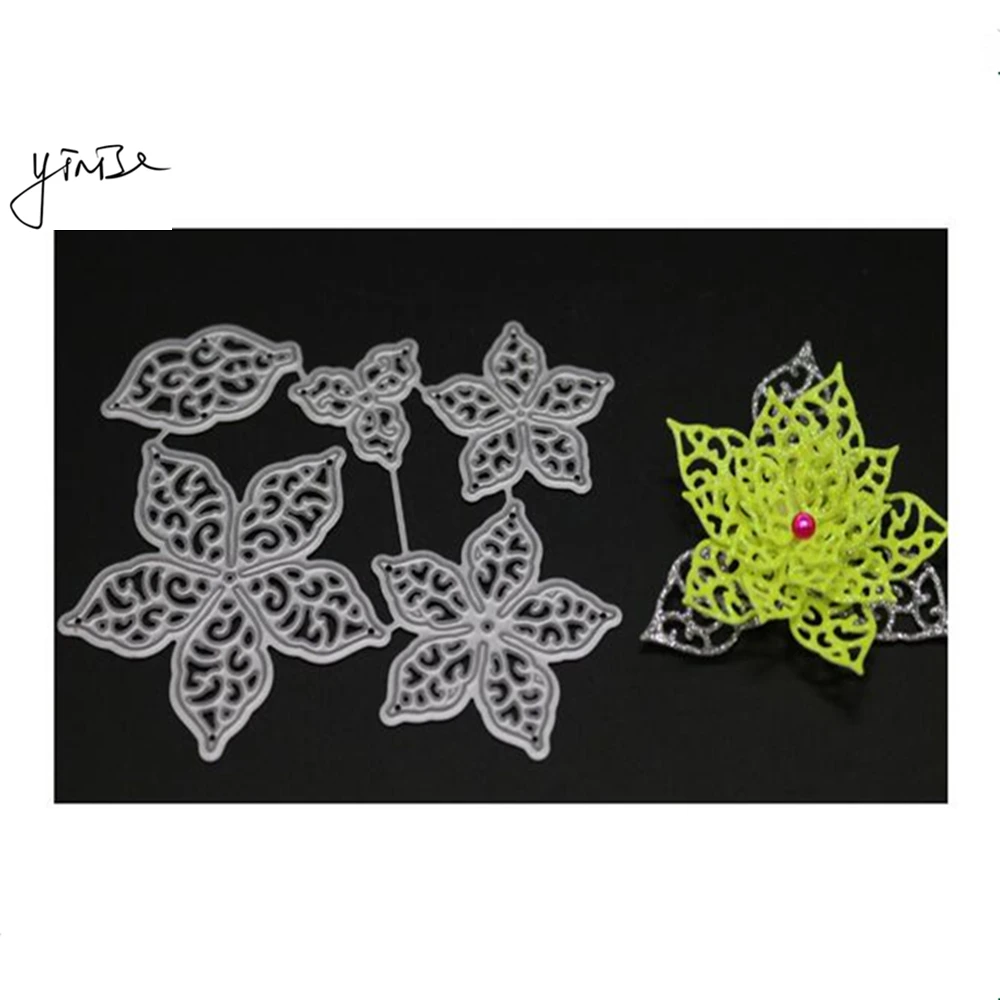 

Scrapbook Flower Metal Cutting Dies For Scrapbooking Stencils DIY Album Cards Decoration Embossing Folder Craft Die Cuts Cutter