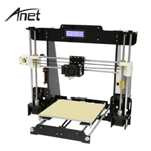 Large Printing Size Industrial Anet A8 3D Printer Large Format 3D Printer Machine Single Extruder Nozzle With Filament