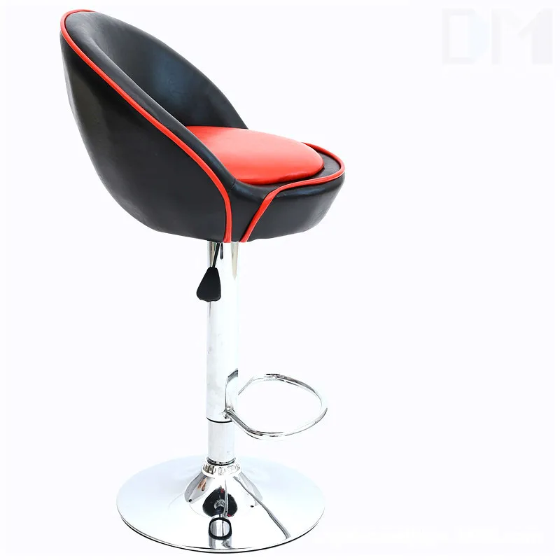 Lifting Swivel Bar Chair Rotating Adjustable Height Pub Bar Stool Chair with Footrest Simple Design High Quality cadeira Lifting Swivel Bar Chair Rotating Adjustable Height Pub Bar Stool Chair with Footrest Simple Design High Quality cadeira