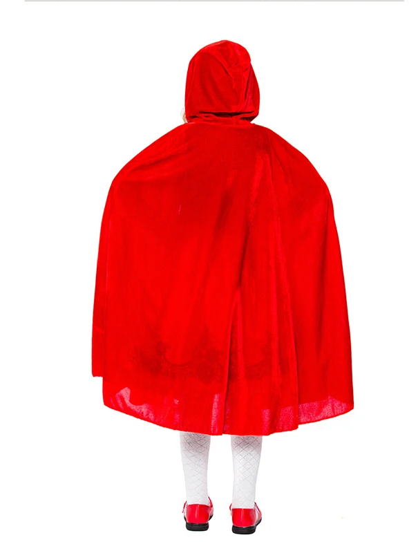 Карнавальный костюм Красной Шапочки для девочек; костюм Пурима на Хеллоуин; рождество; волшебные сказки; маскарадный костюм; нарядное платье