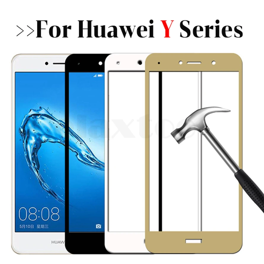 Закаленное стекло для Huawei Y3 Y7 2017 Защита экрана Y9 Y6 Y5 Prime 2018 Защитное y 3 5 6 7 9