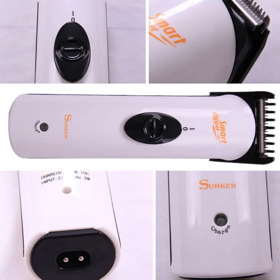SUEKER перезаряжаемый малошумный набор для ухода за домашним животным электрический профессиональный триммер для стрижки волос для кошек и собак(EU plug