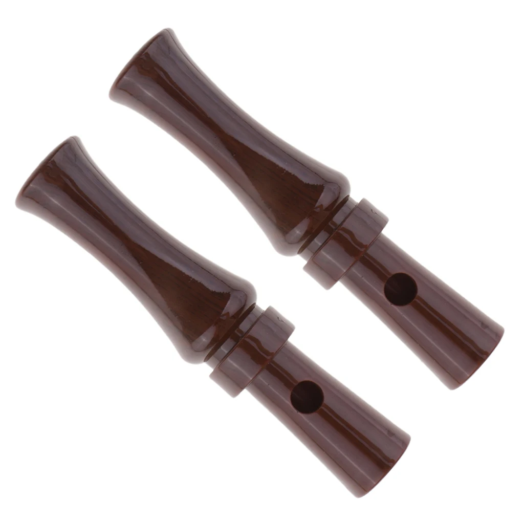 

2pcs 4.3inch Plastic Decoy Duck Whistles Sound Hunter Lure Hunting Call Caller Game Calls Hunting Decoy Accessories