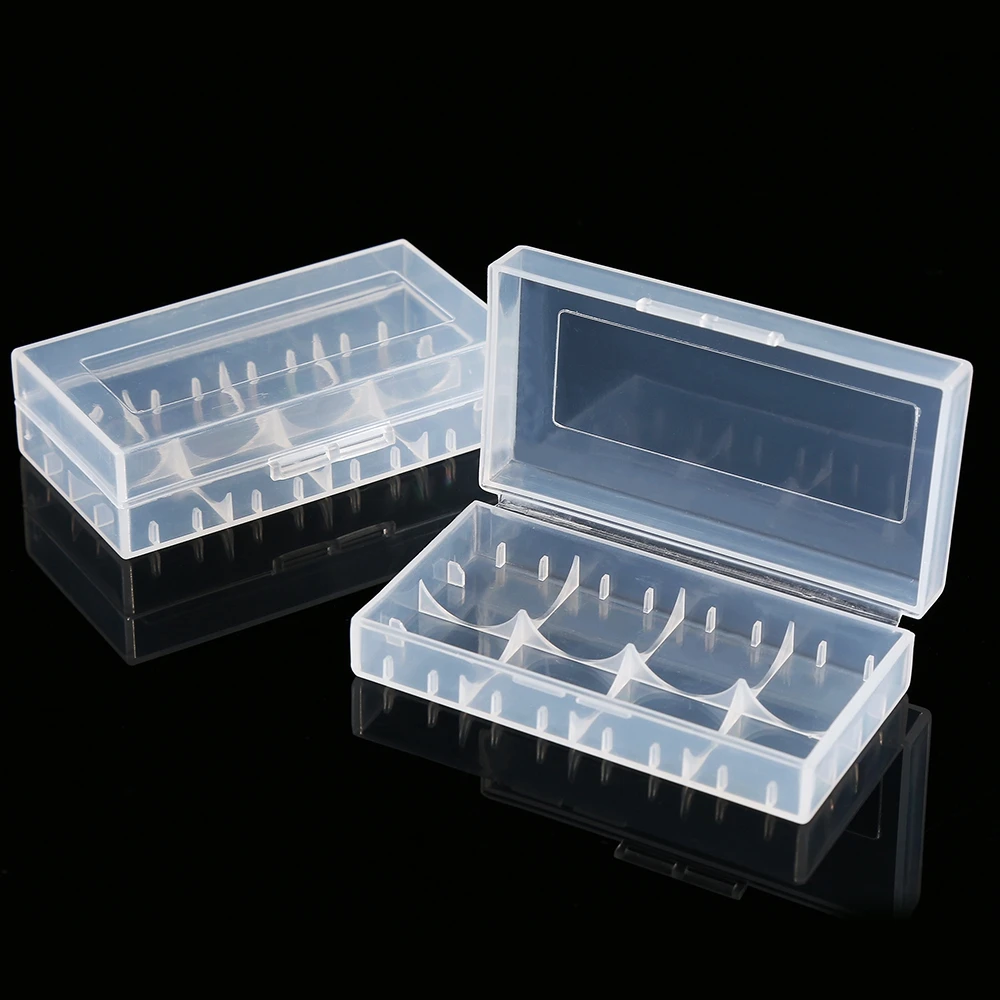 brand new SOONHUA 10 Pcs 5 Colors Battery Storage Box Multifunctional Transparent Plastic Storage Boxes For Battery