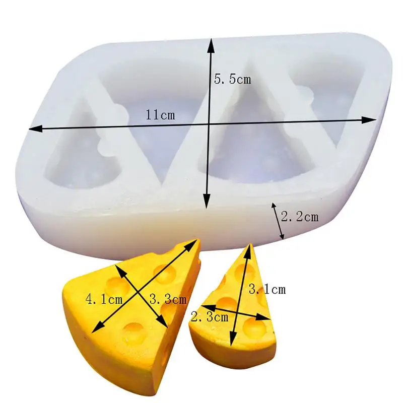 Милая 3D сыра силиконовая форма для пирожных, шоколада DIY Форма для выпечки Кухонные принадлежности многоразовые формы декоративные свечи ручной работы