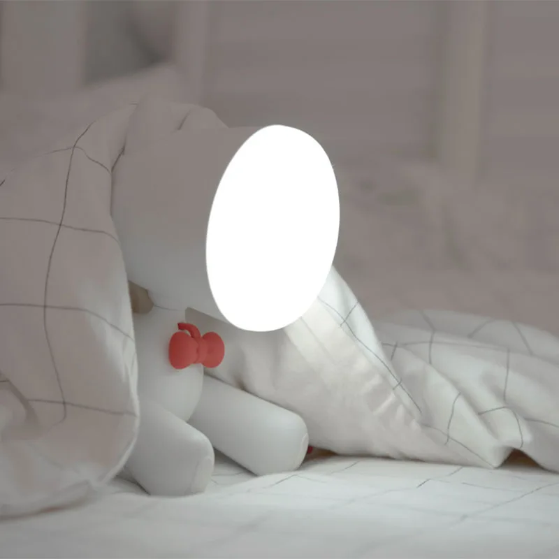 PVC Lovely Children Night Lamp Dog Led Night Light Moon Lamp - 32979337929