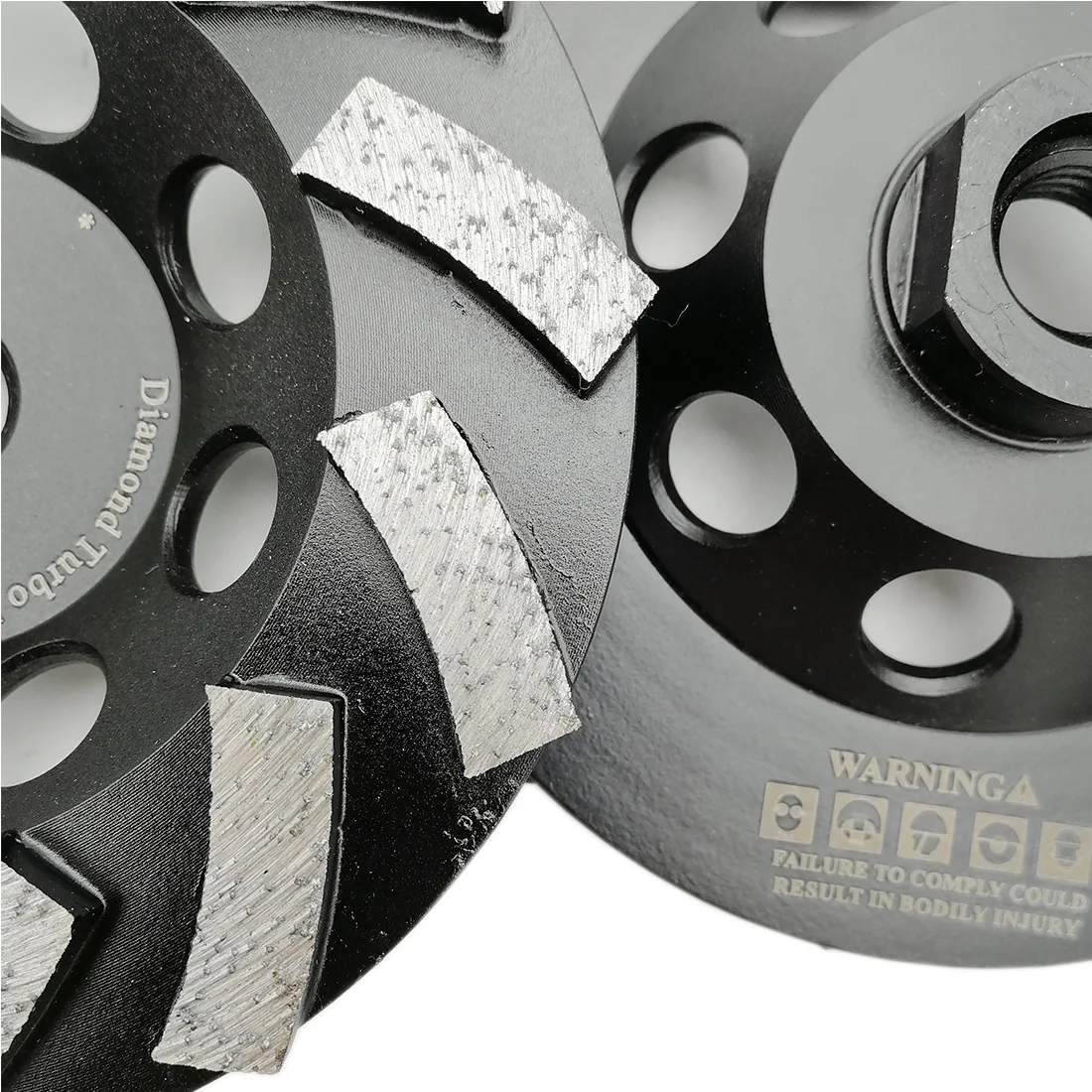 1piece Diamond Grinding Wheel Concrete Turbo Row Cup Grinding Wheel for Concrete Hard Stone with M14 Connection Dia 115mm/4.5"
