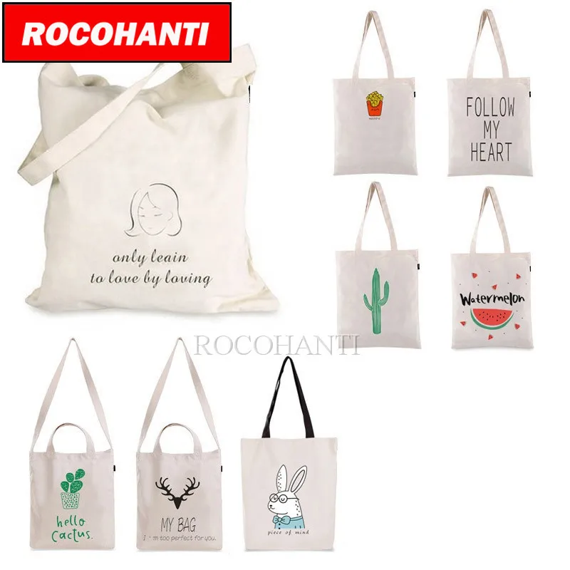 

50PCS Custom Eco Design 100% Organic Cotton Grocery Bags Reusable Custom Shopping Totes 12-oz F2116
