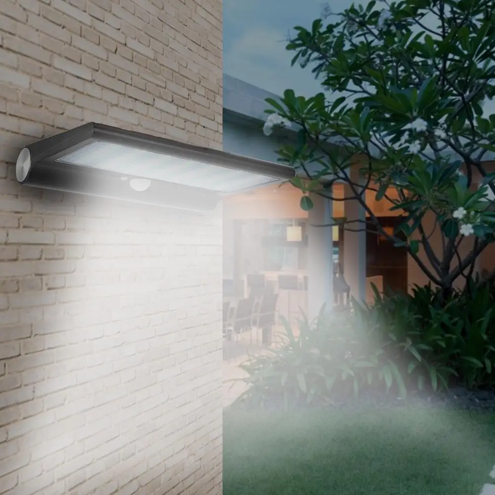 

industrial 42 LED Waterproof Solar Power Motion Sensor Light Garden Courtyard Wall Lamp White Light led light wall
