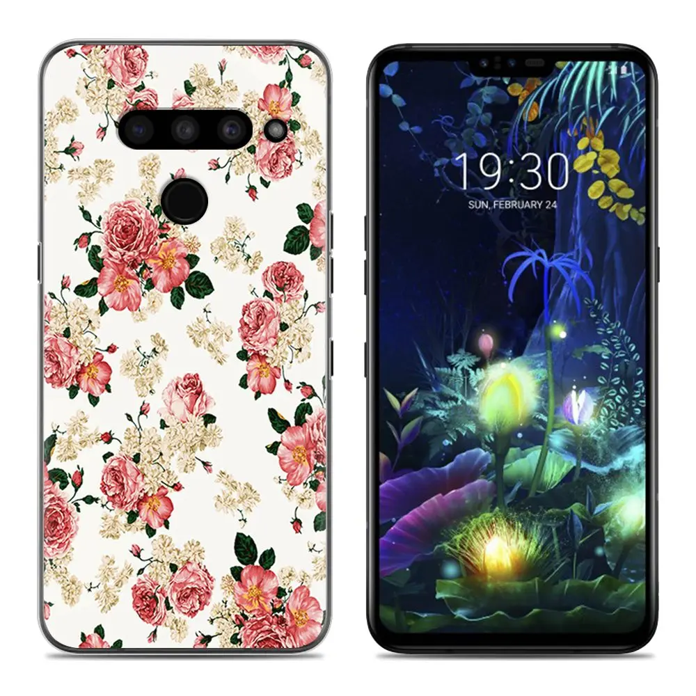 Чехол для телефона LG V50 ThinQ милый мультяшный высококачественный силиконовый