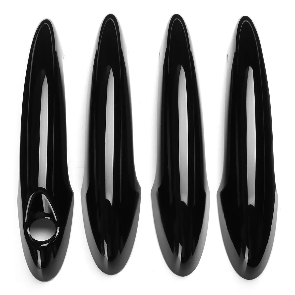 2 piezas cubierta de la manija de la puerta para BMW para Mini para Cooper S 11-16 piezas de Exterior de automóvil negro cubierta de la manija de la puerta Trim 2 piezas cubierta de la manija de la puerta para BMW para Mini para Cooper S 11-16 piezas de Exterior de automóvil negro cubierta de la manija de la puerta Trim