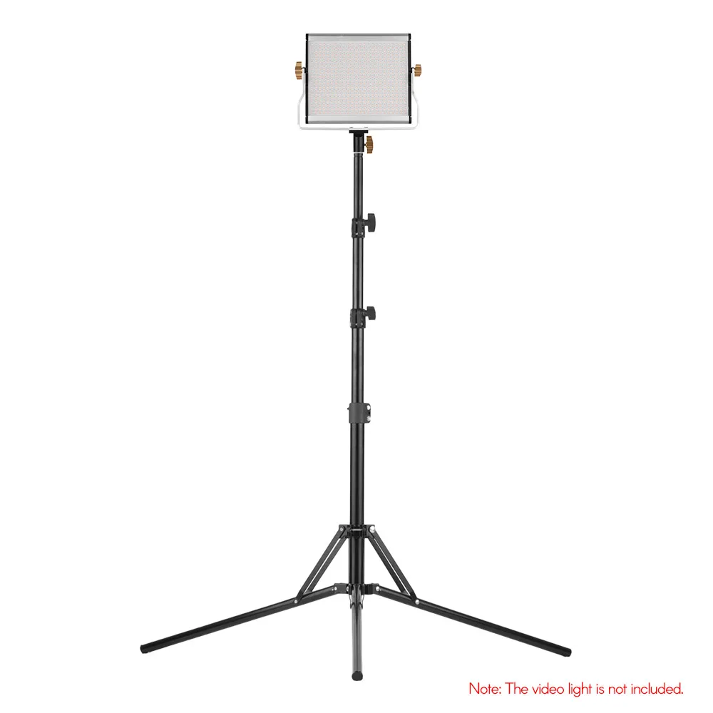 

1/4" Screw Adjutable Aluminum Alloy Tripod Light Stand Holder Bracket for Studio Photography Video Shooting Length 200cm/6.5ft