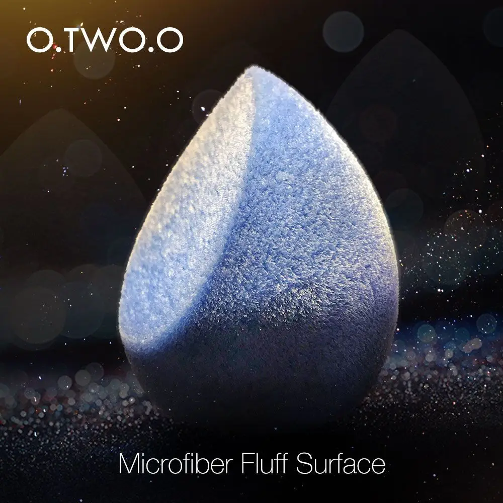 O. two. o бархатная Губка из микроволокна, пушистая поверхность, косметическая пуховка, макияж, блендер, пуховка, пудра, Тональная основа, консилер, крем