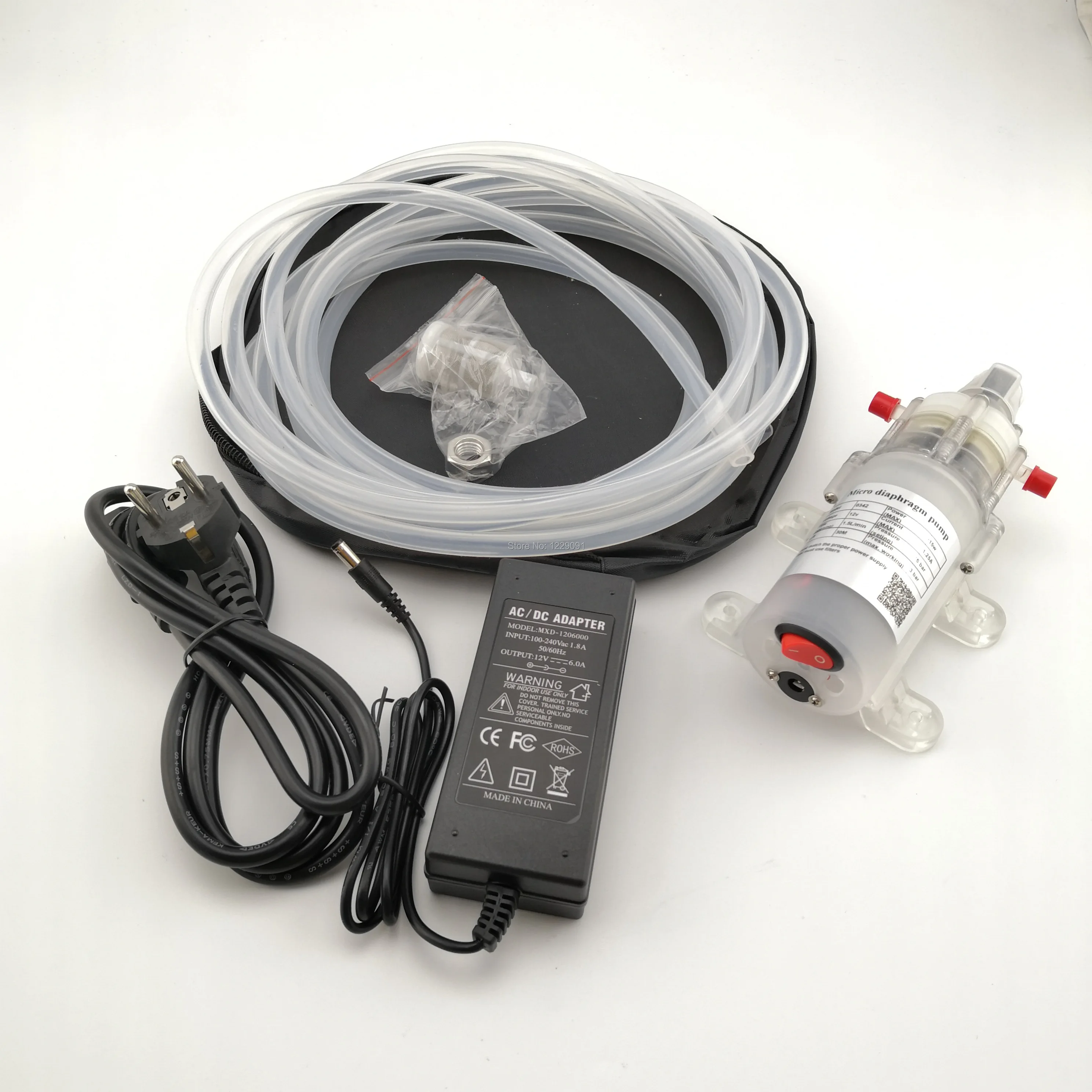 DC 12V 24v 15W food grade Diaphragm Water Pump Self priming Booster