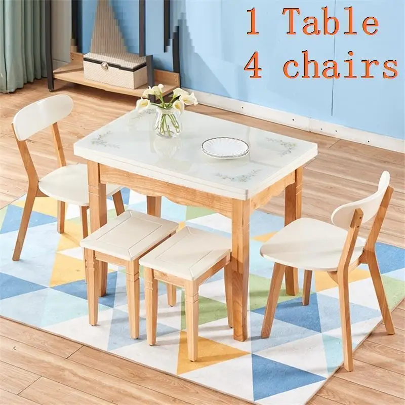 Pliante Kitchen Set Piknik Masa Sandalye Comedores Mueble Tisch A Langer Redonda Wood Desk Comedor Mesa Bureau Dining Room Table