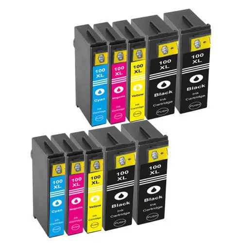10x Картриджи для принтера Lexmark 100 XL S305 S405 S505 S605 Pro205 Pro705 | Компьютеры и офис