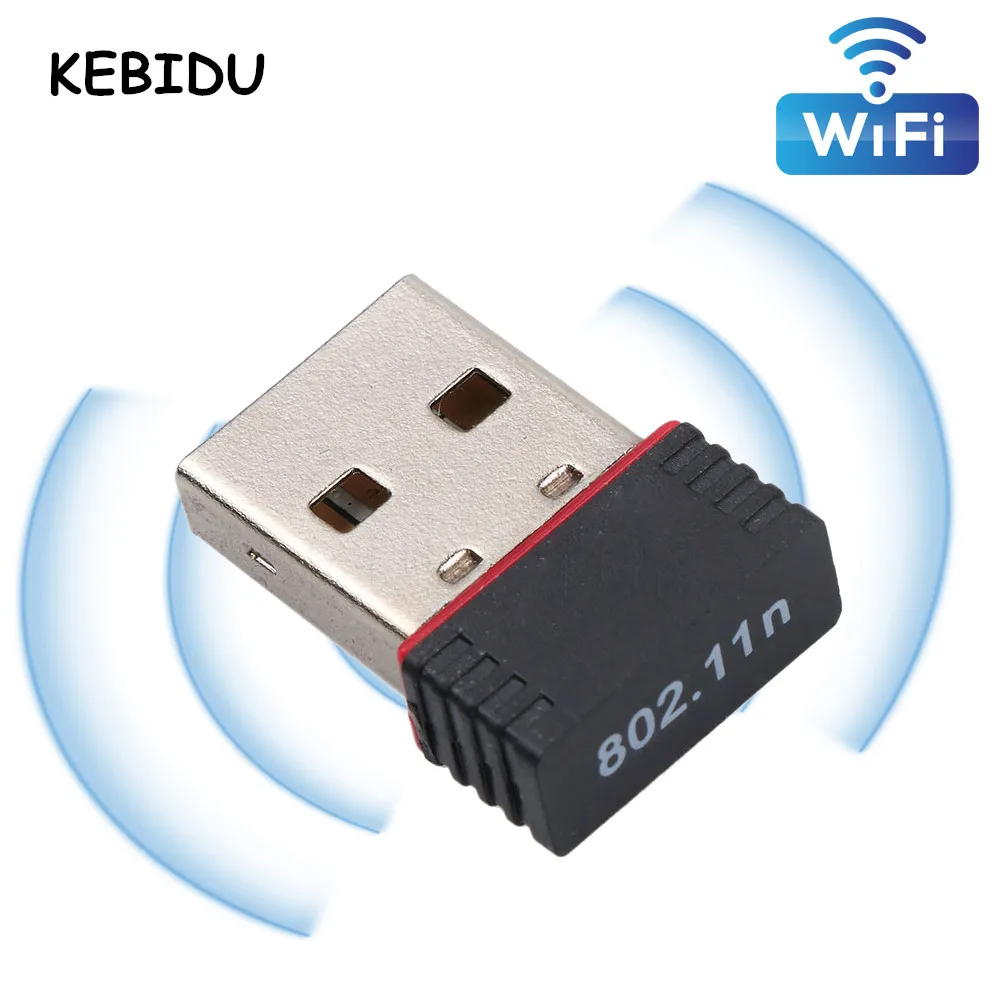 Портативная мини Сетевая карта USB 2,0 WiFi беспроводной адаптер Сетевая LAN Карта 150Mbps 802,11 ngb RTL8188EU адаптер для ПК настольный