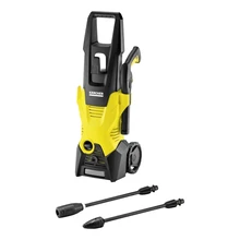 Мойка высокого давления KARCHER K 3(Колеса для транспортировки, ручка для переноски, держатели принадлежностей, встроенный резервуар для чистящего средства, ухо для намотки провода, система Quick Connect, интегрирова