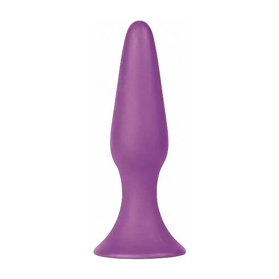 Eban силиконовая Анальная пробка с присоской-фиолетовый мастурбатор Parejas материал