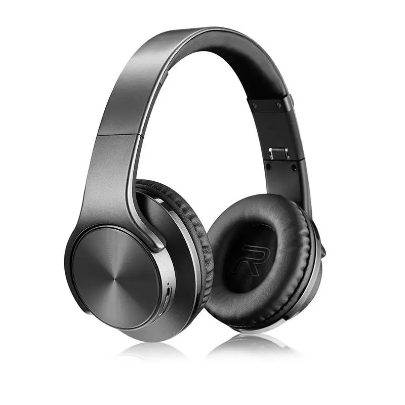 

MH5 Wireless Bluetooth Headset LED Earphone Active Noise Cancelling Headphone With NFC TF Card Radio Loudspeaker Function