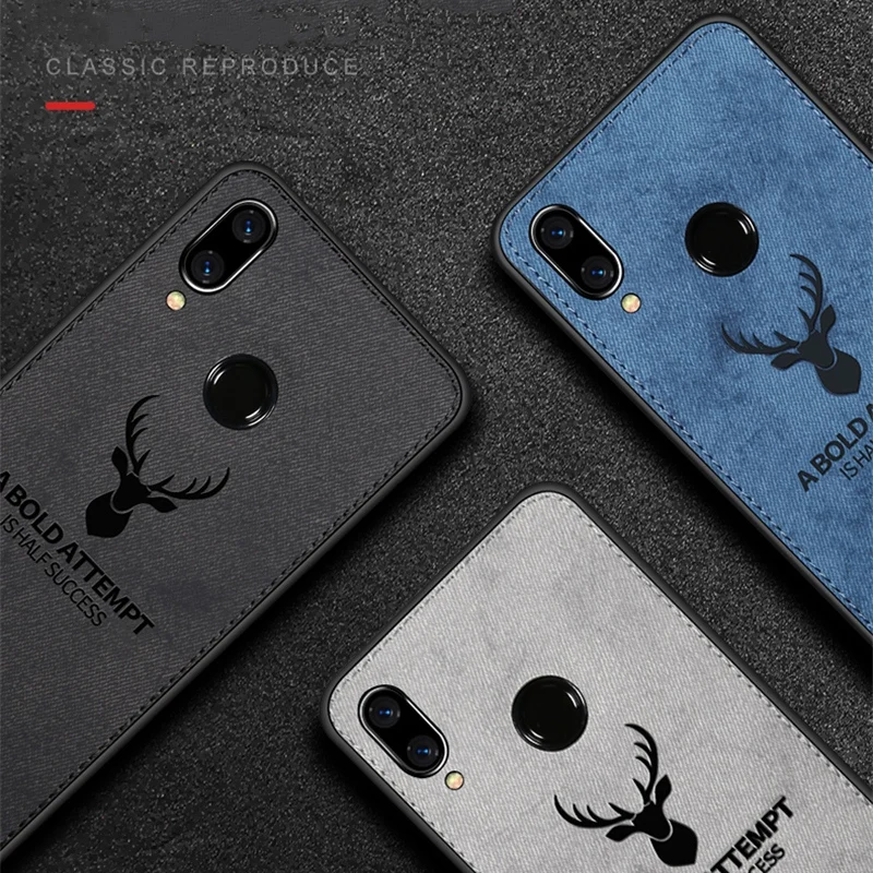 

For Samsung M20 M10 Luxury Hard Cloth Soft TPU Silicone Frame Fabric Cover Case For Galaxy S10e S10 Plus A750 Capa Funda Shells