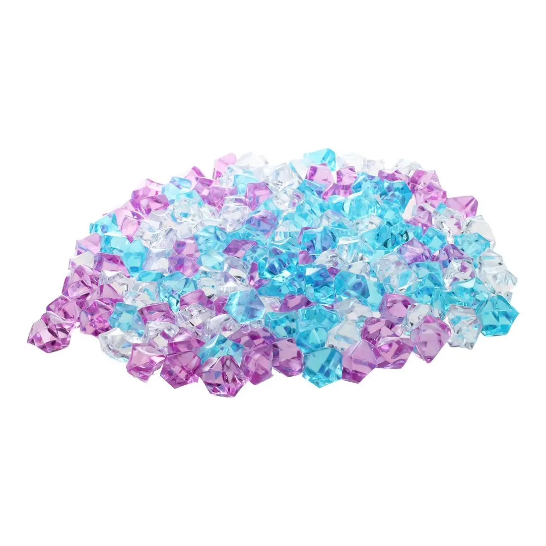 

Promotion! Plastic Aquarium Decoration Stone, 150 Pieces, Blue/ Pink/ White
