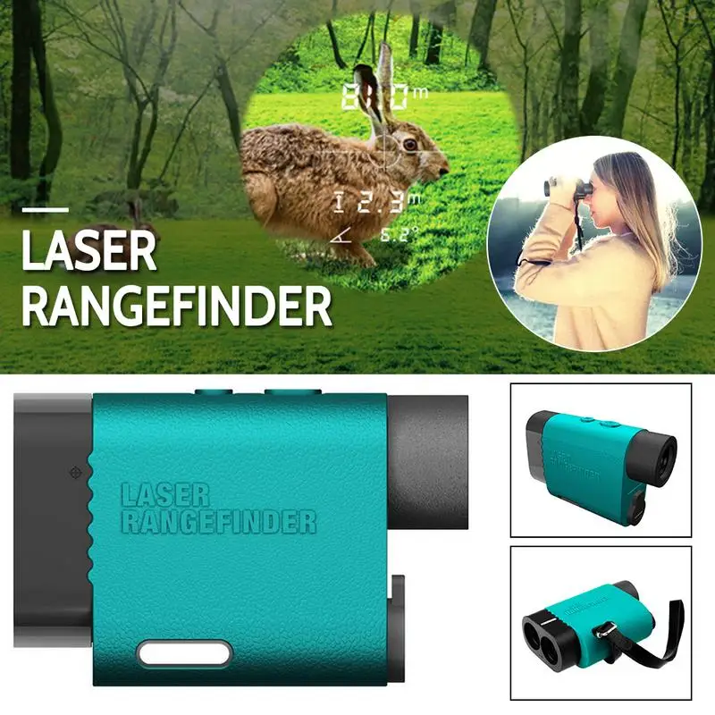 

600 Meters Handheld Laser Range Finder Ranging Angle Measurement Speed Infrared Telescope Measuring Instrument