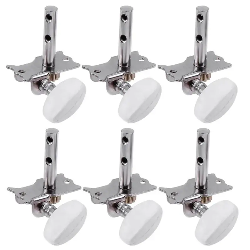 

1 Pair Left And Right Guitar String Tuning Pegs Machine Heads Tuners Keys