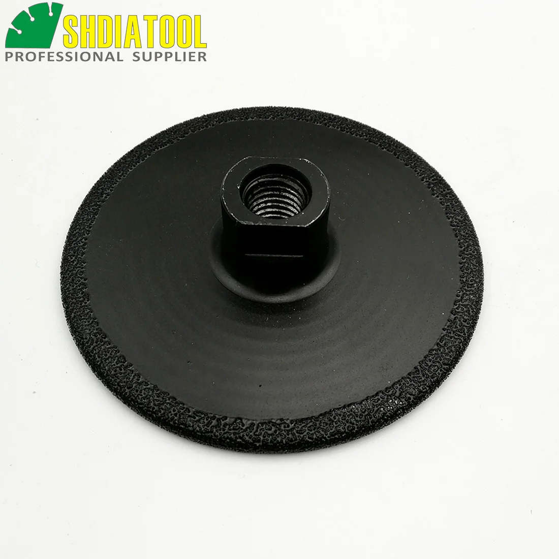 SHDIATOOL 2pcs Dia 115mm/4.5inch Vacuum Brazed Diamond Flat Grinding Wheel 5/8-11Thread Grinder Disc Wet or Dry Granite Marble