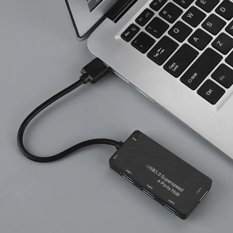 Смарт 4 портовый USB3.0 концентратор одновременное зарядное устройство Быстрая